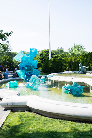 Dale Chihuly Blue Polyvitro Crystals - 2006