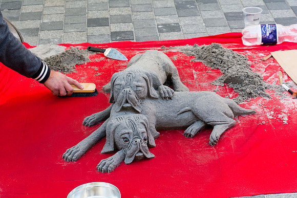 Sand sculpture